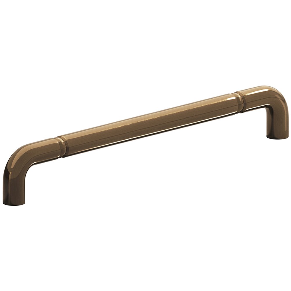 Colonial Bronze 12" Centers Beaded Low Clearance Appliance Pull in Light Statuary Bronze