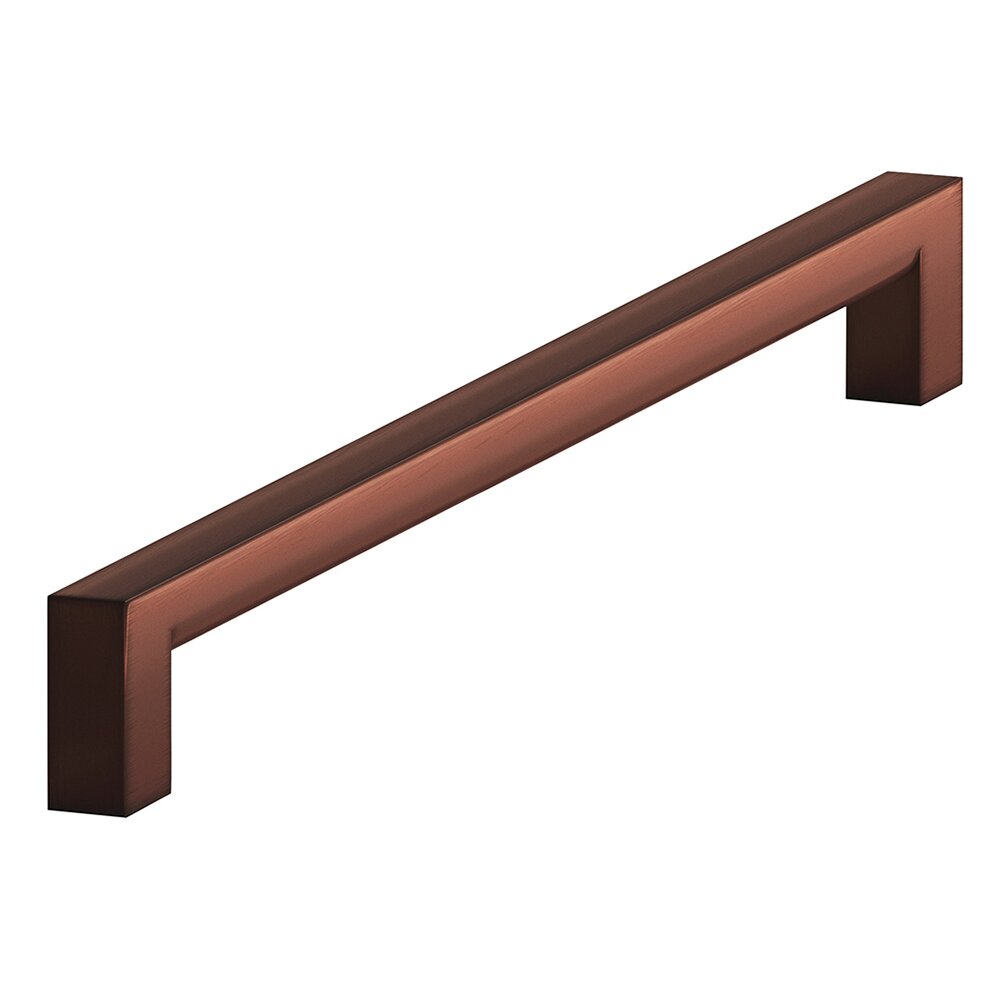 Colonial Bronze 8" Centers Rectangular Appliance Pull in Matte Antique Copper
