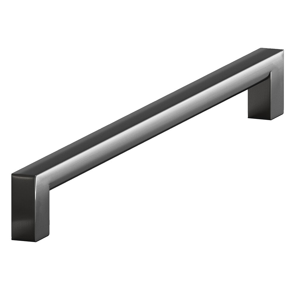 Colonial Bronze 8" Centers Rectangular Appliance Pull in Satin Graphite