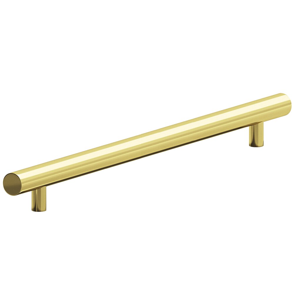 Colonial Bronze 18" Centers Low Clearance Appliance/Oversized Pull in Polished Brass Unlacquered
