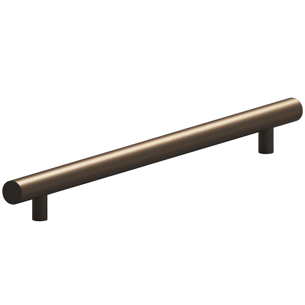 Colonial Bronze 18" Centers Low Clearance European Bar Pull in Heritage Bronze