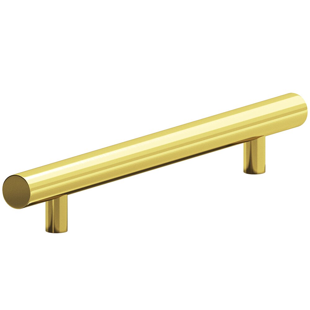 Colonial Bronze 6" Centers Low Clearance Pull in French Gold
