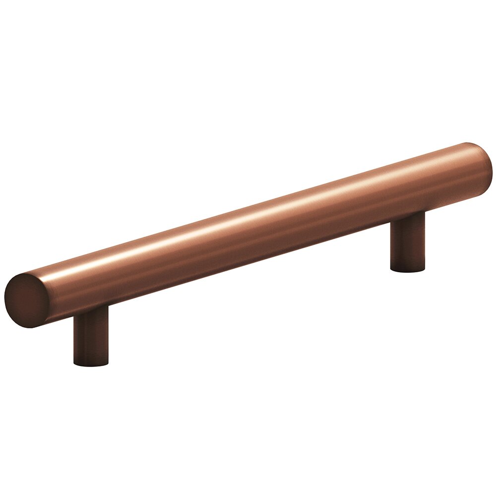 Colonial Bronze 6" Centers Low Clearance Pull in Matte Antique Copper
