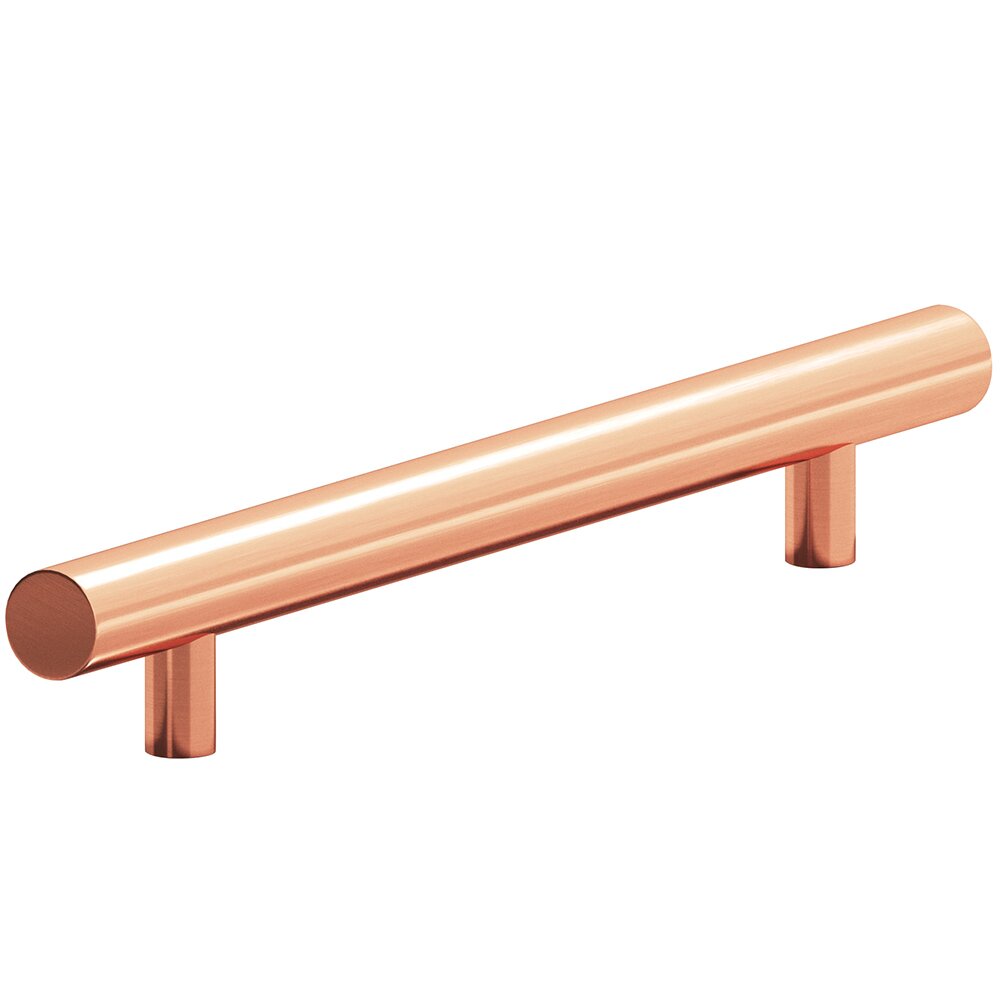 Colonial Bronze 6" Centers Low Clearance Pull in Satin Copper