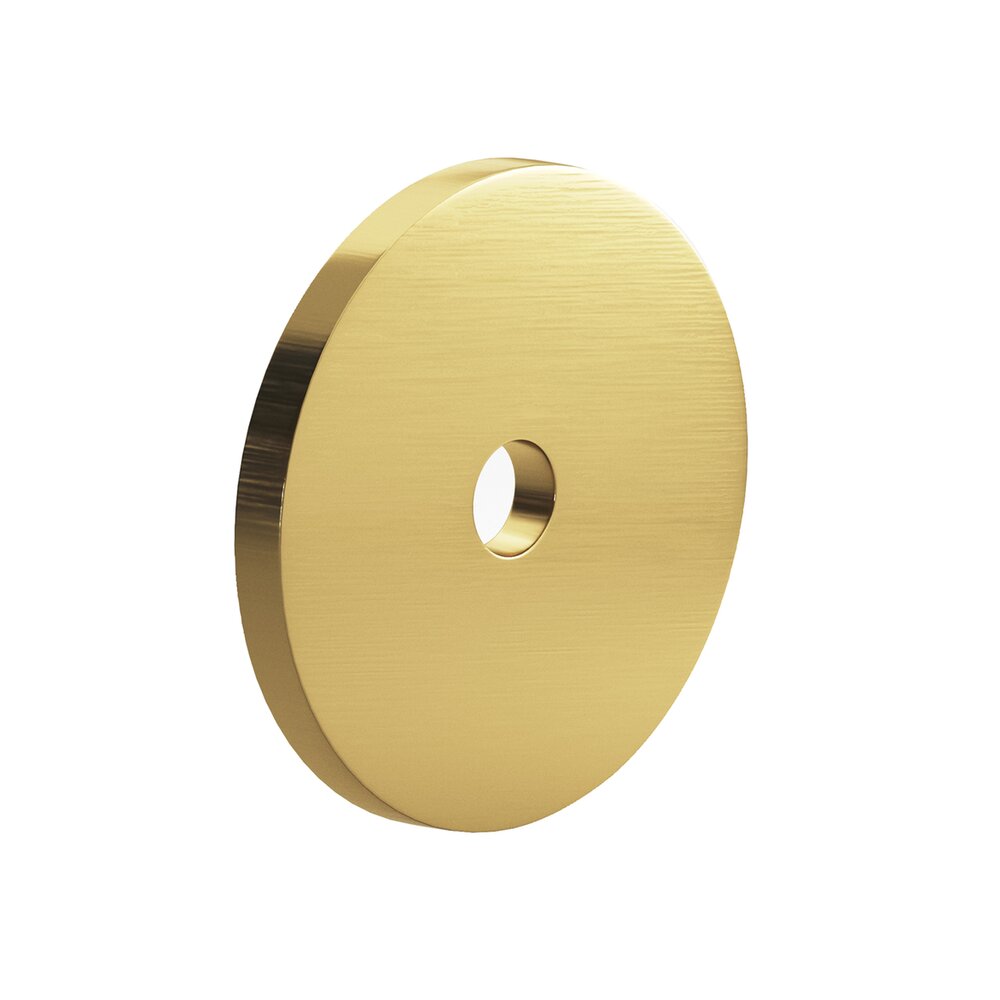 Colonial Bronze 3/4" Backplate in Unlacquered Satin Brass