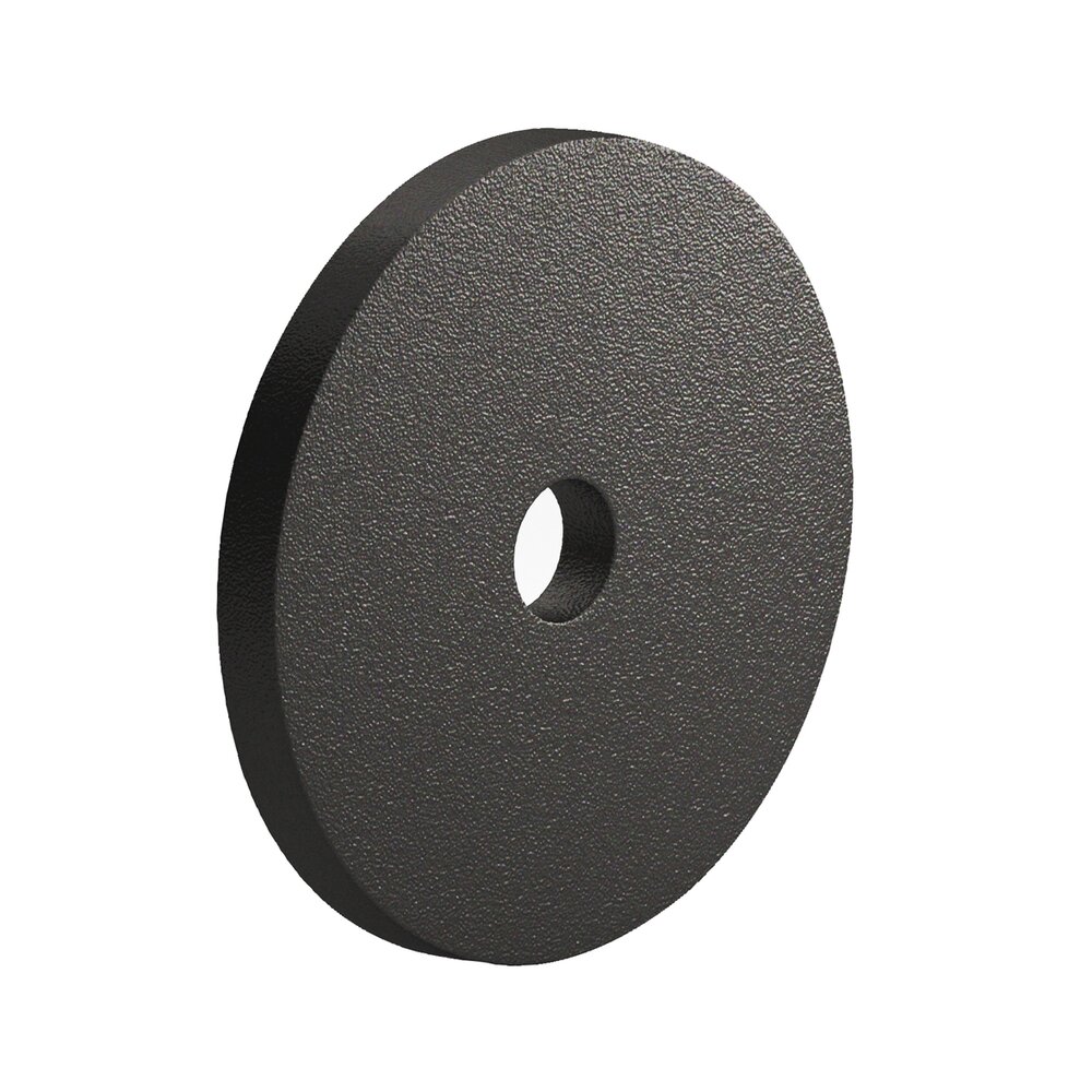 Colonial Bronze 1 1/4" Backplate in Frost Black