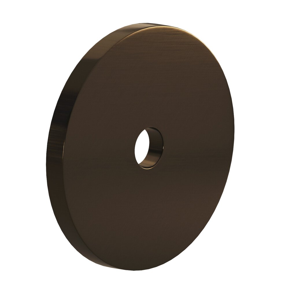 Colonial Bronze 1.75" Diameter Round Backplate In Unlacquered Oil Rubbed Bronze