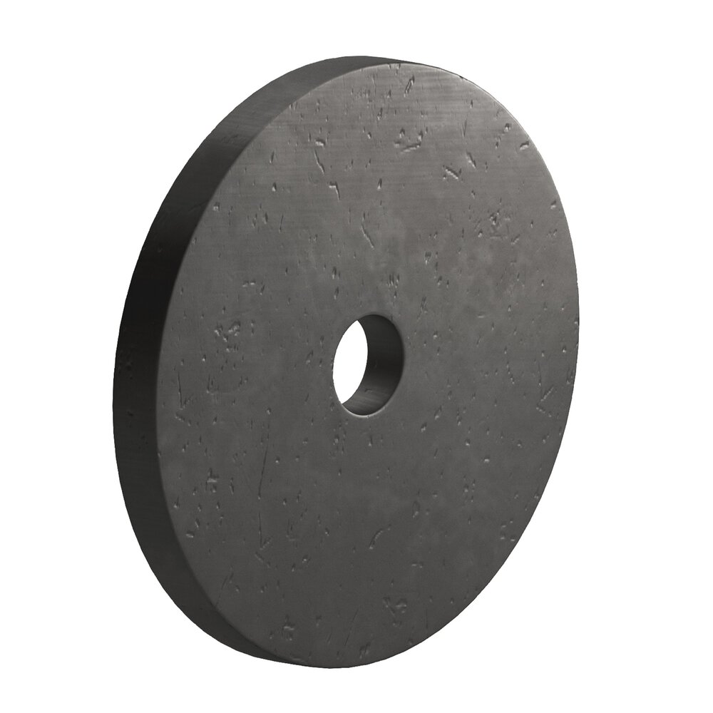 Colonial Bronze 1.75" Diameter Round Backplate In Distressed Satin Black
