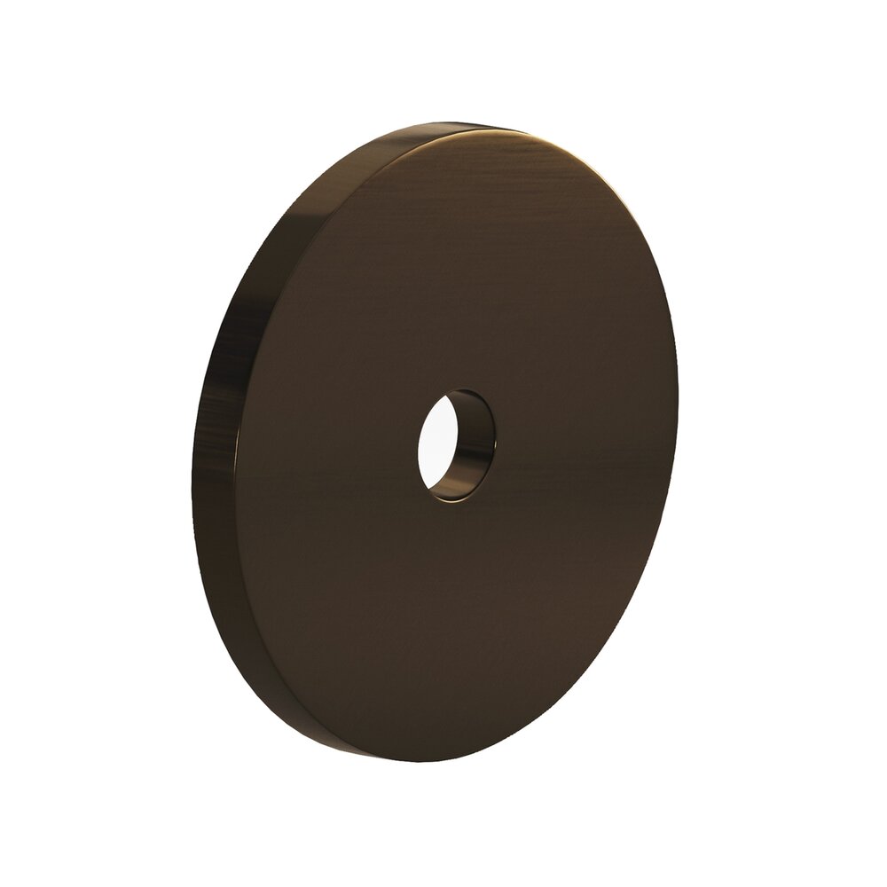 Colonial Bronze 1" Diameter Backplate in Unlacquered Oil Rubbed Bronze