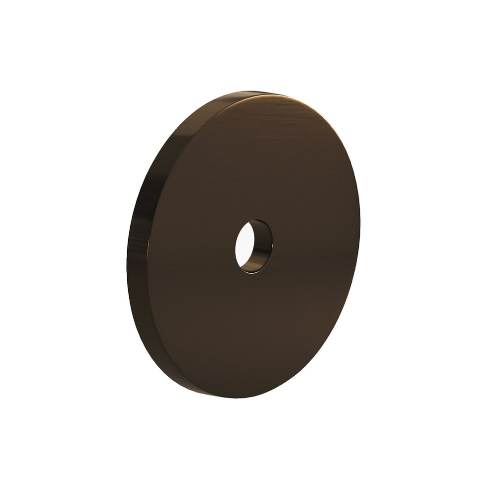 Colonial Bronze 5/8" Diameter Backplate in Unlacquered Oil Rubbed Bronze
