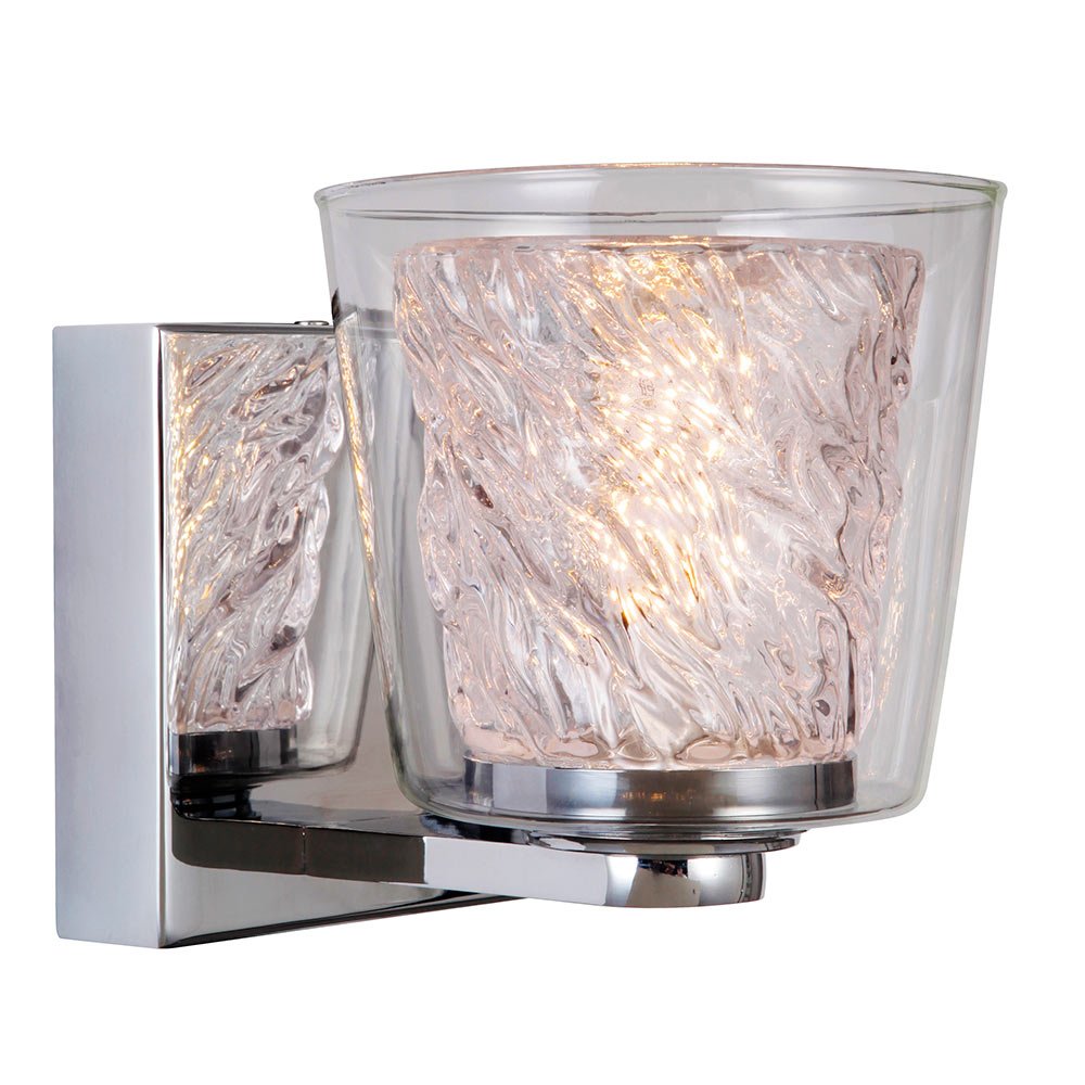 Craftmade 1 Light LED Wall Sconce in Chrome