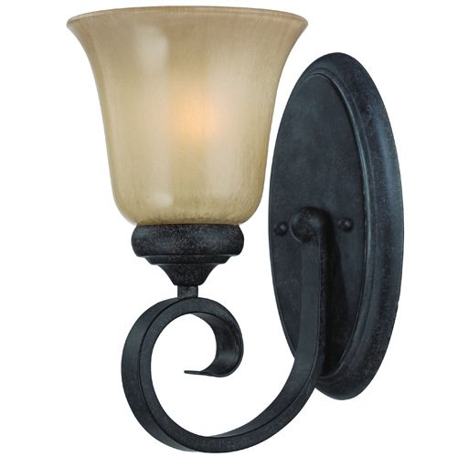 Craftmade Single Wall Sconce in English Toffee with Frost Glass