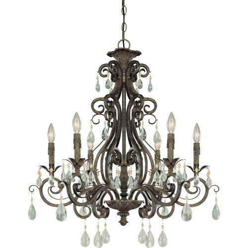 Craftmade 29" Chandelier in French Roast