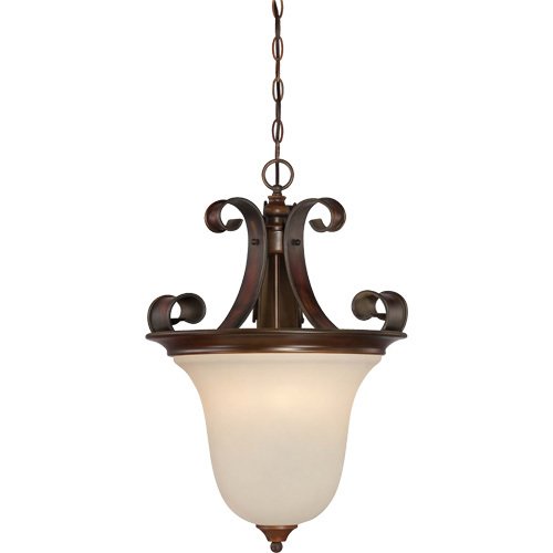 Craftmade 16" Pendant Light in Spanish Bronze with Opal Glass