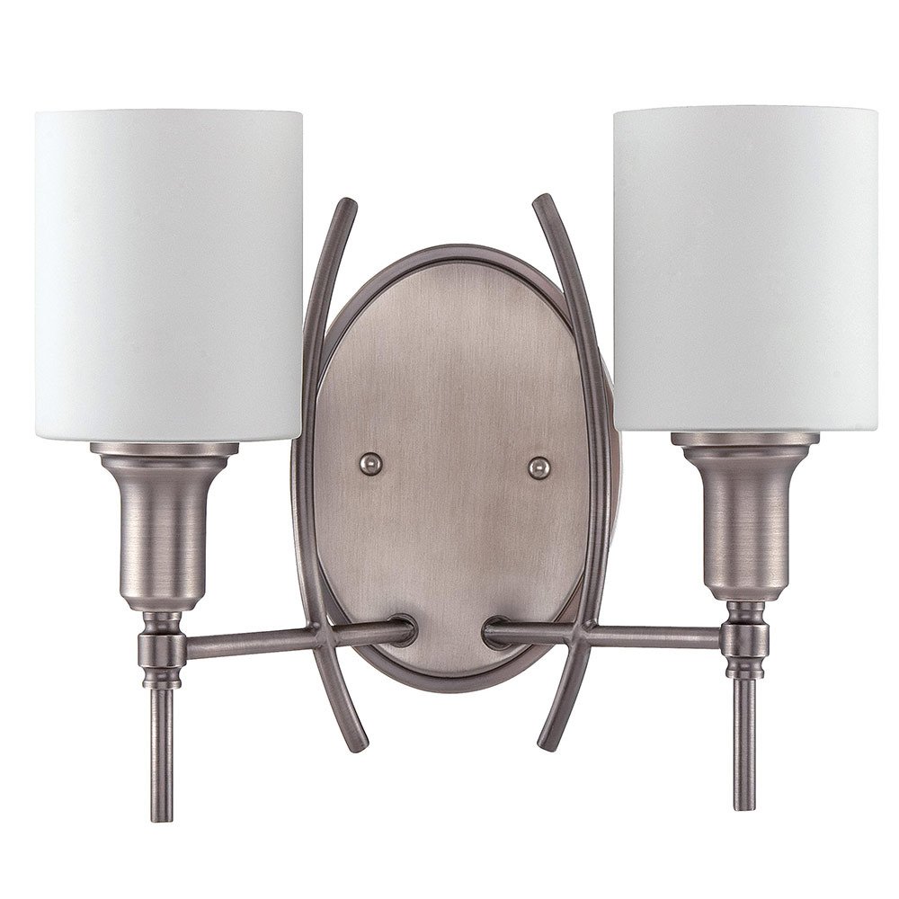 Craftmade Double Wall Sconce in Antique Nickel
