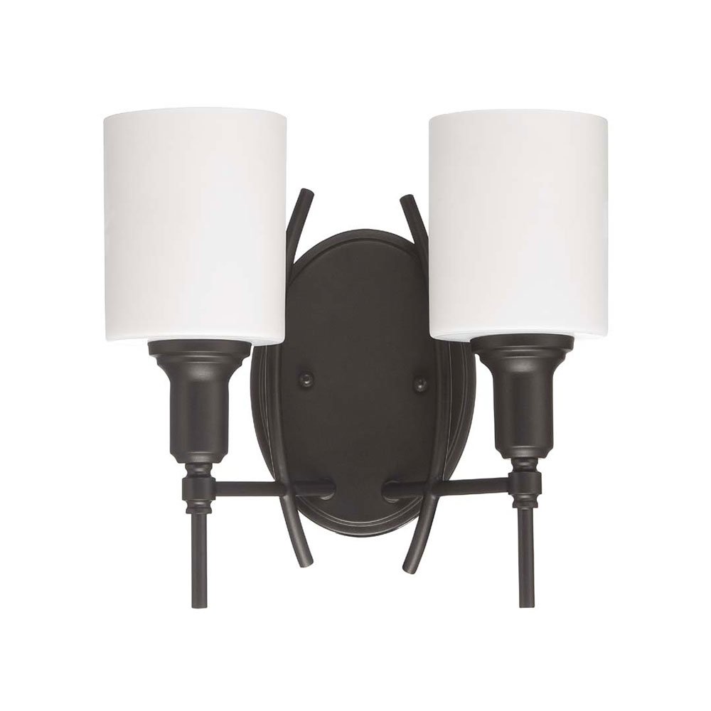 Craftmade 2 Light Wall Sconce in Espresso