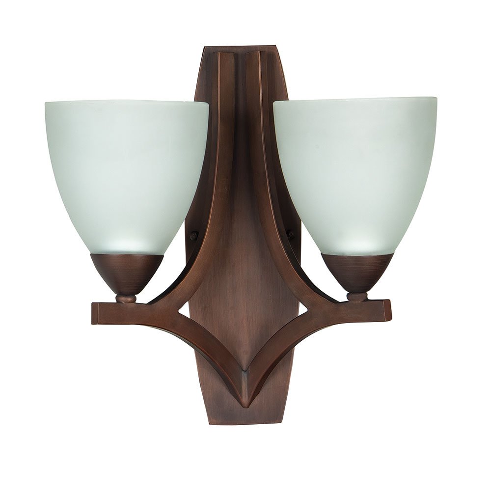 Craftmade 2 Light Wall Sconce in Old Bronze