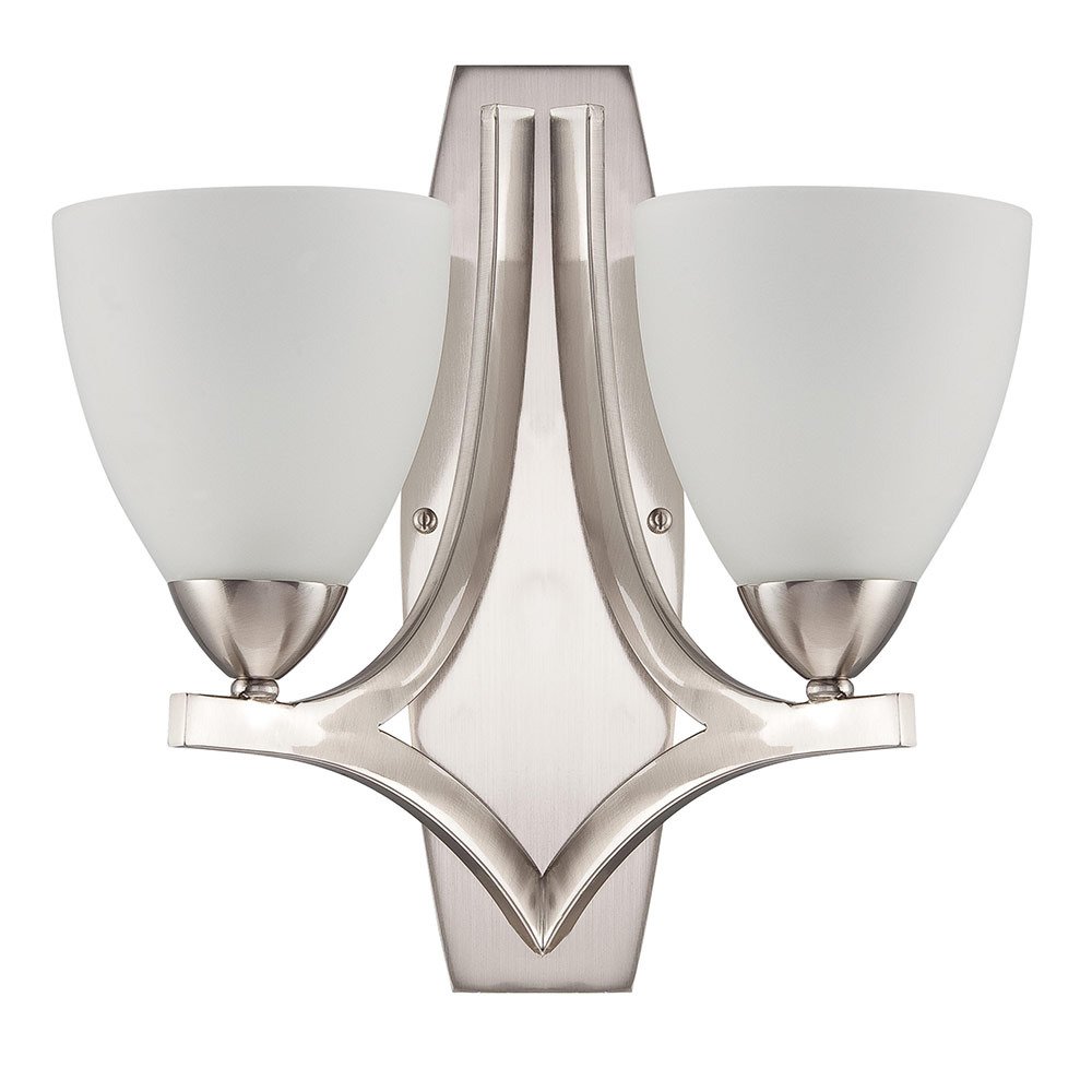 Craftmade Double Wall Sconce in Satin Nickel