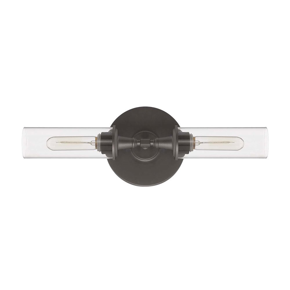 Craftmade 2 Light Linear Wall Sconce in Espresso