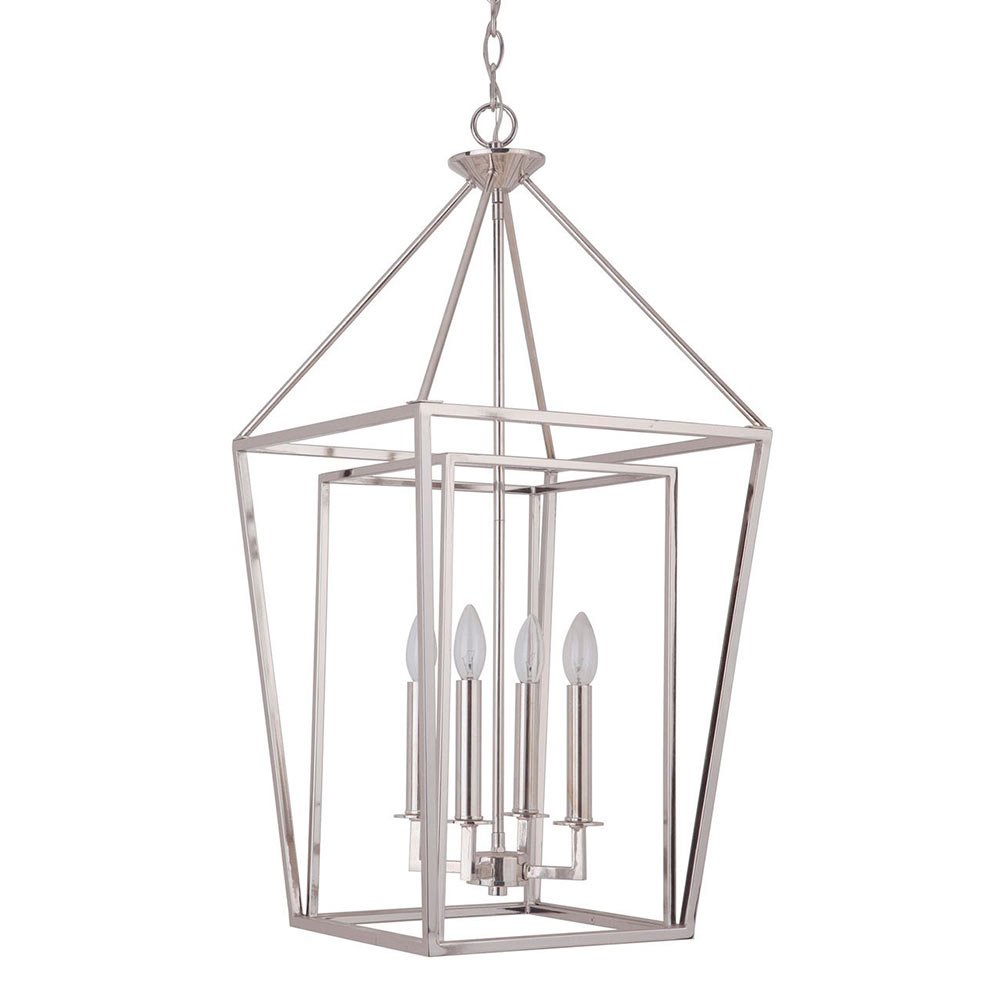 Craftmade 4 Light Large Foyer in Polished Nickel