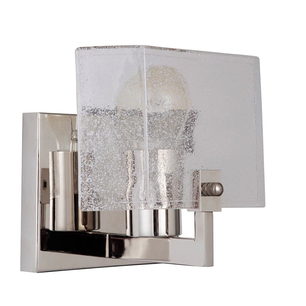 Craftmade 1 Light Wall Sconce in Polished Nickel