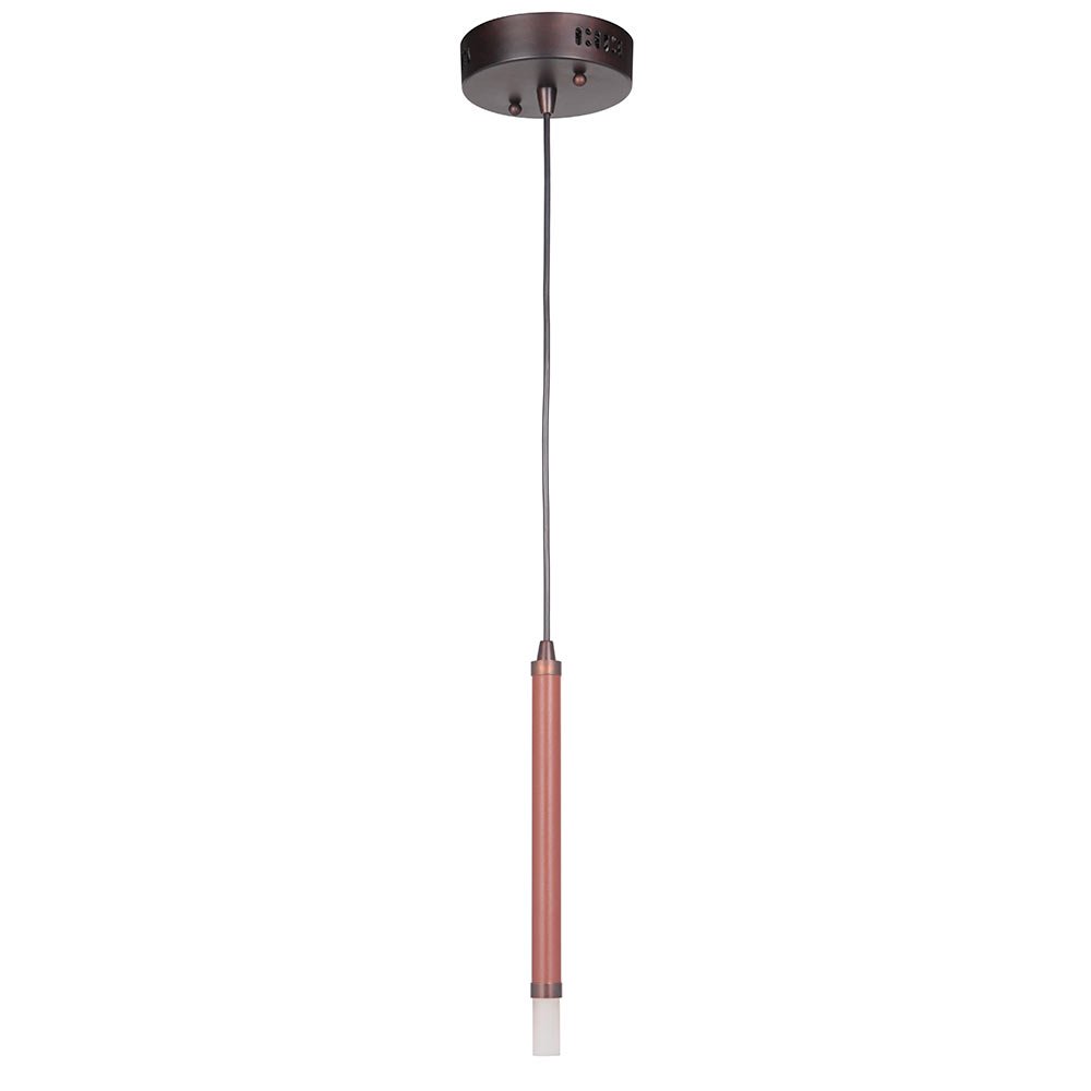 Craftmade Mini Pendant 1 LED Light Aged Copper