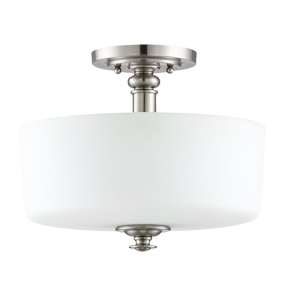 Craftmade Convertible Semi Flush 3 Light in Brushed Polished Nickel