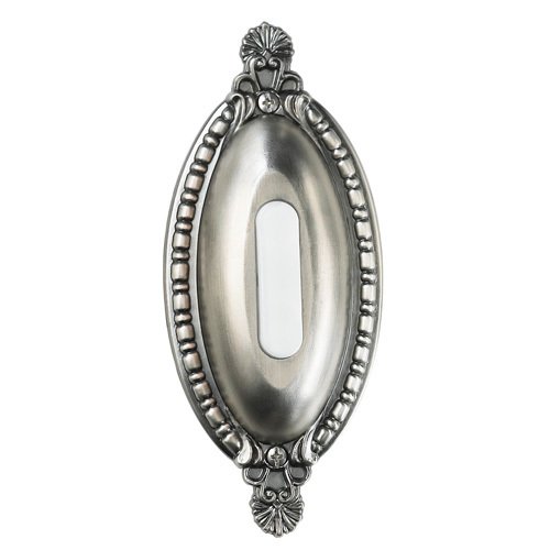 Craftmade Surface Mount Oval Ornate Door Bell in Antique Pewter