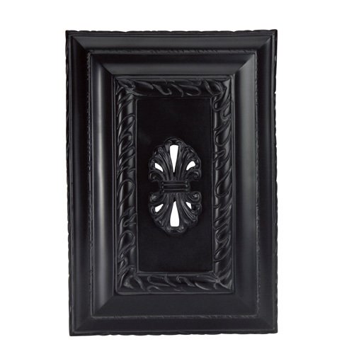 Craftmade Elegantly Hand Carved Door Chime in Black Semi Gloss