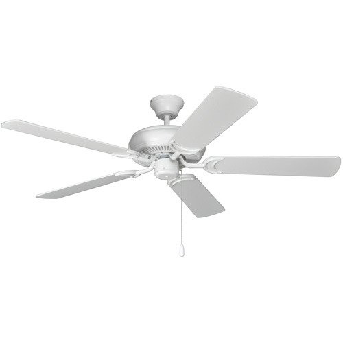 Craftmade 52" Ceiling Fan in Matte White with Matte White Blades