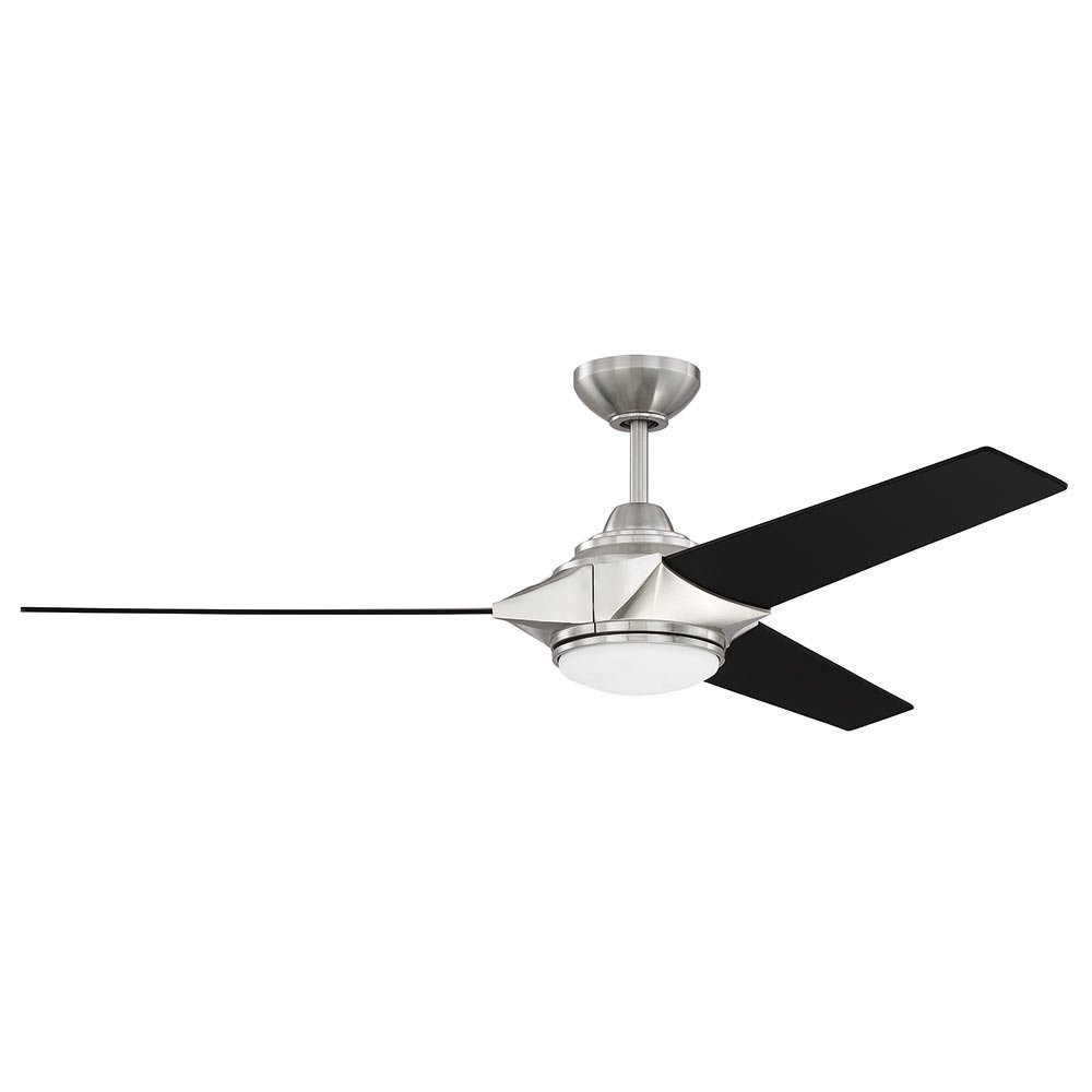 Craftmade 54" Ceiling Fan in Brushed Polished Nickel