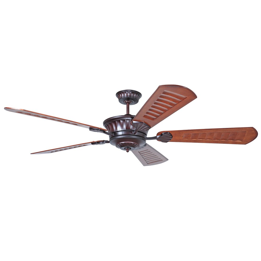 Craftmade 70" Ceiling Fan With Blades Remote And Wall Controls Included In Oiled Bronze