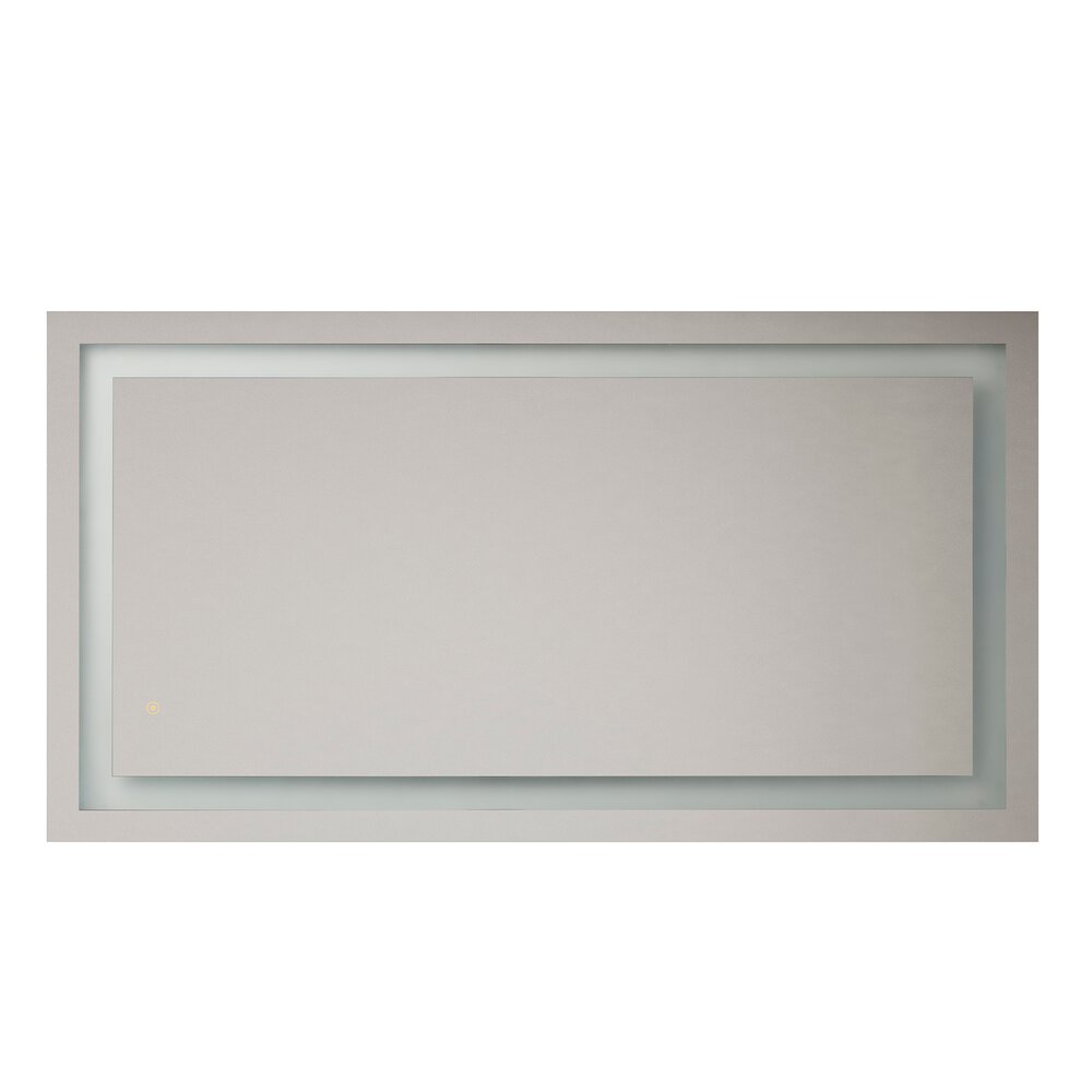 Craftmade Led Rectangle Mirror 60" X 32" In White