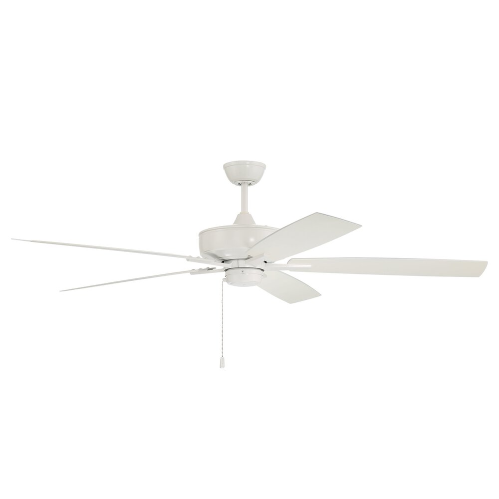 Craftmade 60" Outdoor Super Pro Fan With Blade In White