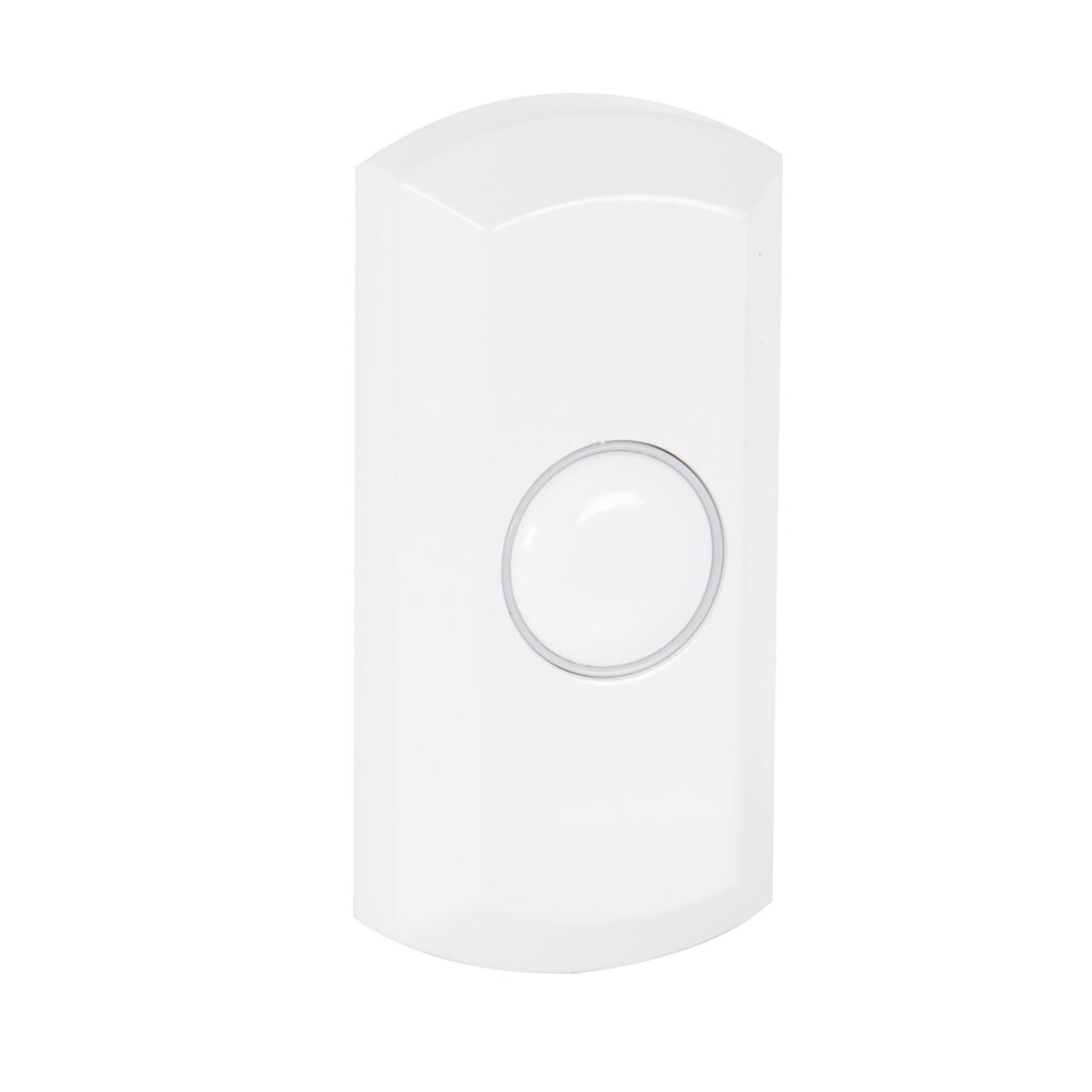 Craftmade Surface Mount Push Button Door Bell In White
