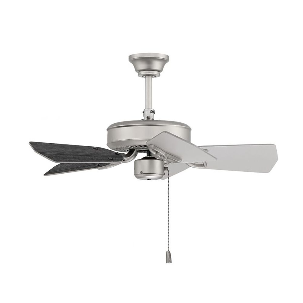 Craftmade 30" Ceiling Fan With Blades Included In Brushed Satin Nickel