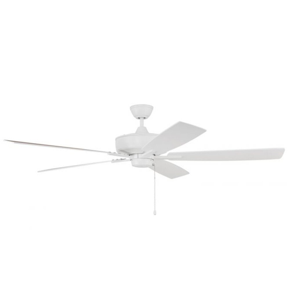 Craftmade 60" Super Pro Fan With Blades In White