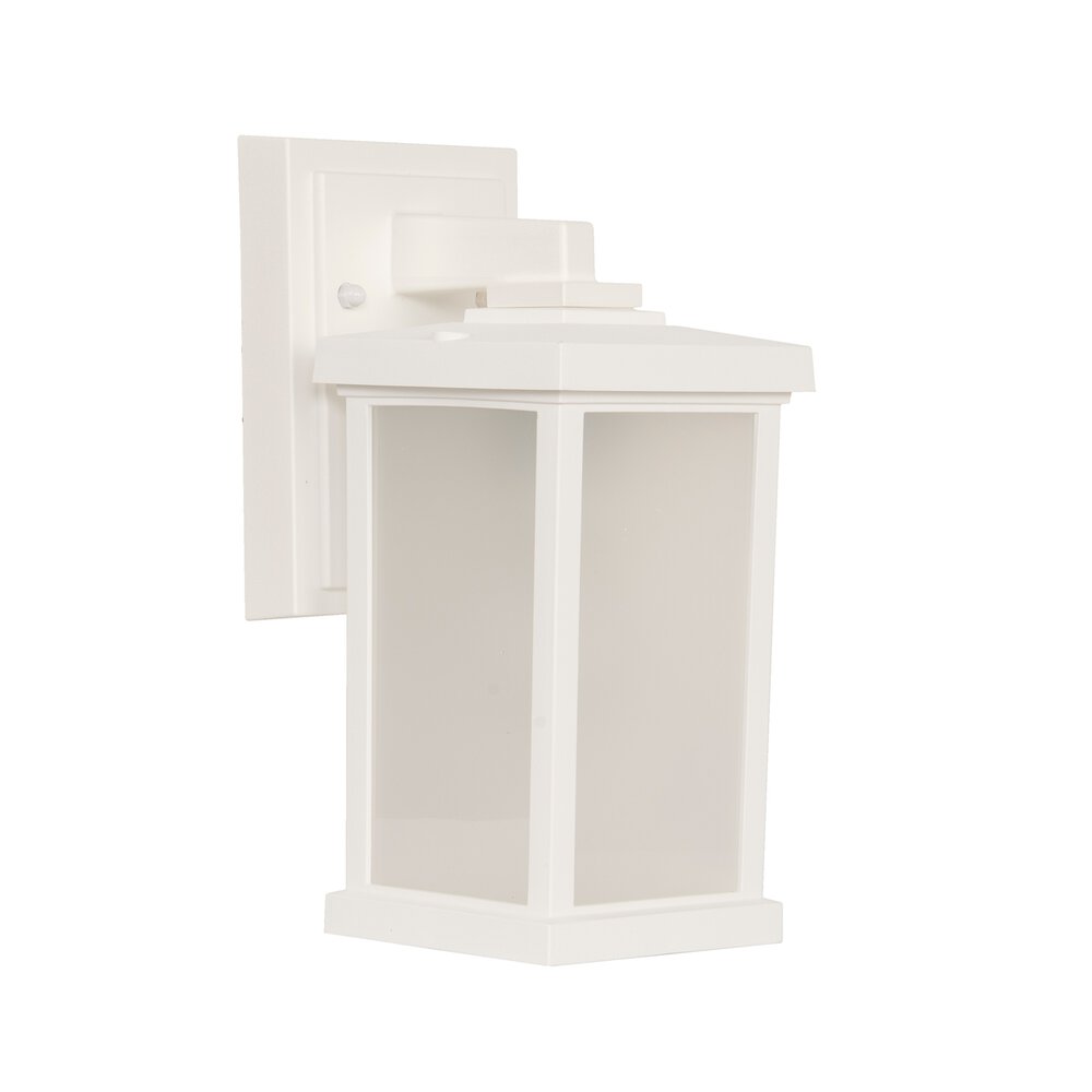 Craftmade Outdoor Wall Mount In Matte White And Frosted Polycarbonate Fixture