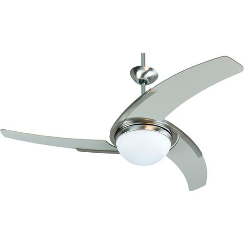 Craftmade 54" Ceiling Fan in Stainless Steel with Blades