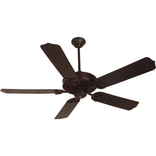 Craftmade 52" Outdoor Patio Ceiling Fan with Outdoor Standard Blades in Brown