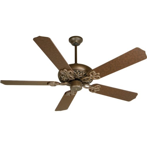 Craftmade 52" Ceiling Fan with Contractor Blades in Aged Bronze