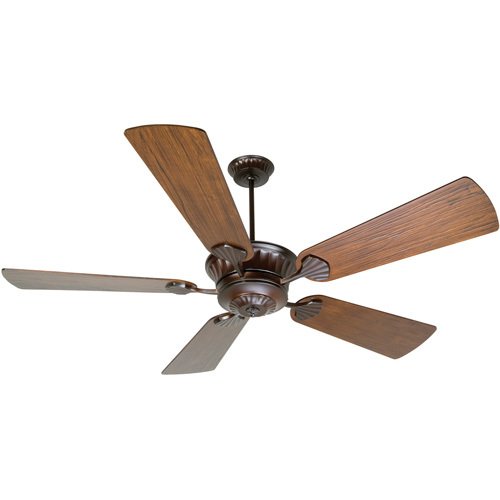 Craftmade 70" Ceiling Fan in Oiled Bronze with Premier Blades in Hand Scraped Walnut