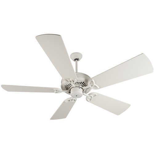 Craftmade 54" Ceiling Fan with Premier Blades in Antique White