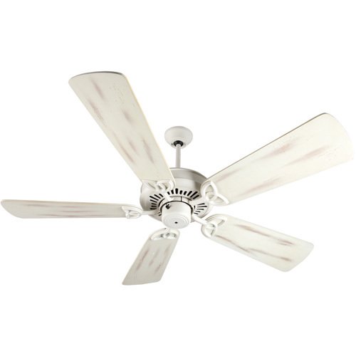 Craftmade 54" Ceiling Fan with Premier Blades in Antique White