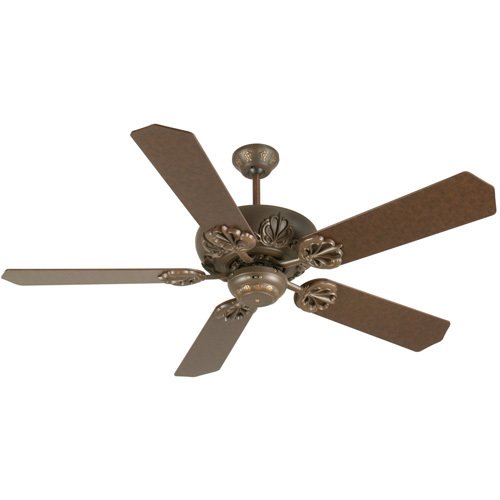 Craftmade 52" Ceiling Fan with Standard Blades in Aged Bronze