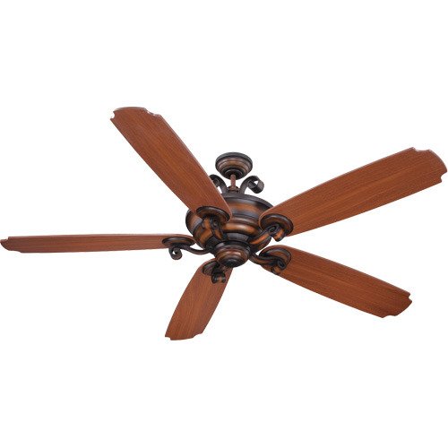 Craftmade 52" Ceiling Fan in Spanish Bronze with Seville Walnut Blades