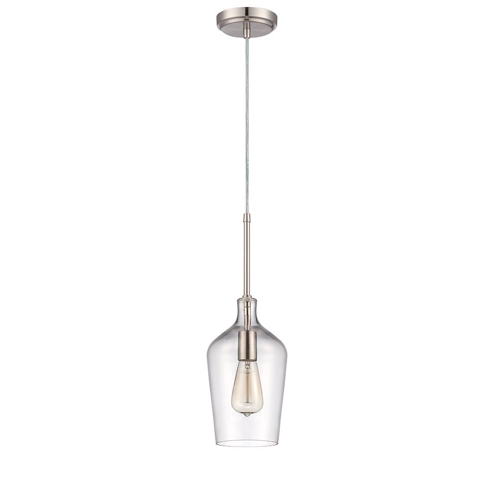 Craftmade 1 Light Mini Cord Pendant in Brushed Polished Nickel