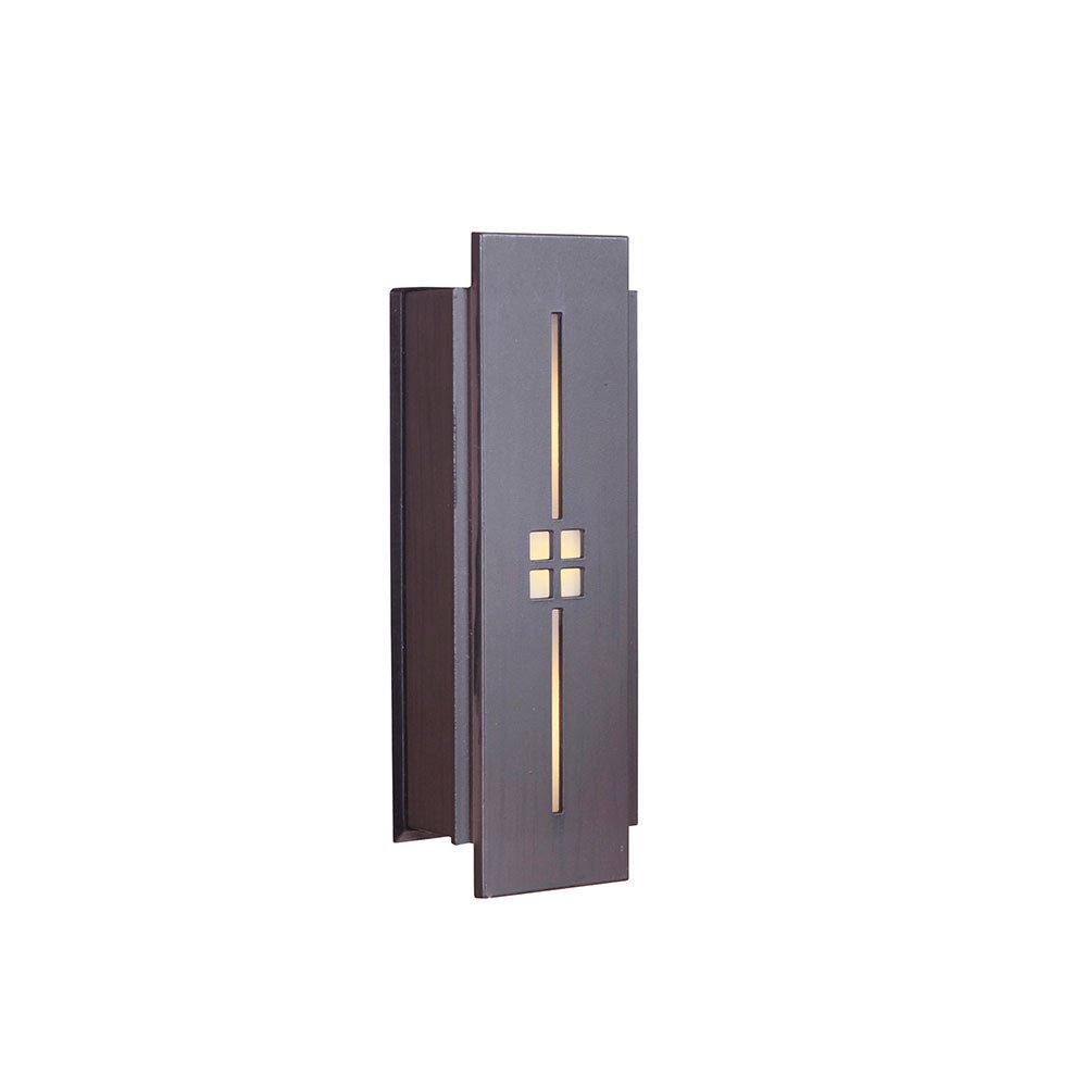 Craftmade LED Tiered Mission Door Bell in Aged Iron