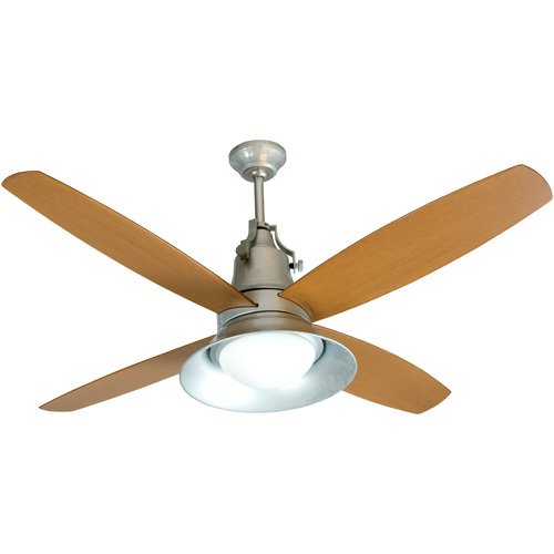 Craftmade 52" Ceiling Fan in Galvanized with Blades and Integrated Light Kit