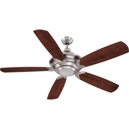 Craftmade 60" Ceiling Fan in Stainless Steel with Custom Integrated Blades